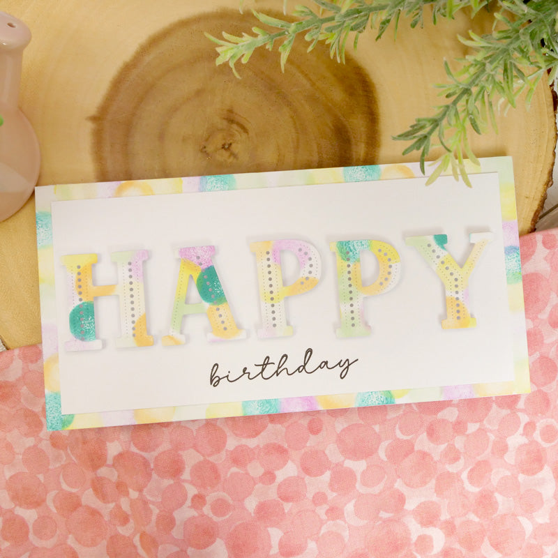 Moonstone Dies - Dotty Initials & Numbers - A-2