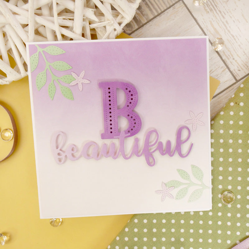 Moonstone Dies - Dotty Initials & Numbers - B-2