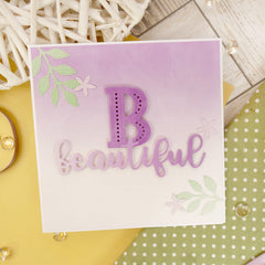 Moonstone Dies - Dotty Initials & Numbers - B-2