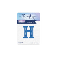 Moonstone Dies - Dotty Initials & Numbers - H-1