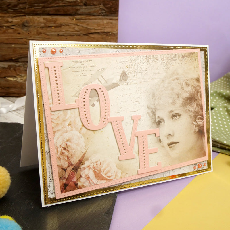 Moonstone Dies - Dotty Initials & Numbers - V-2