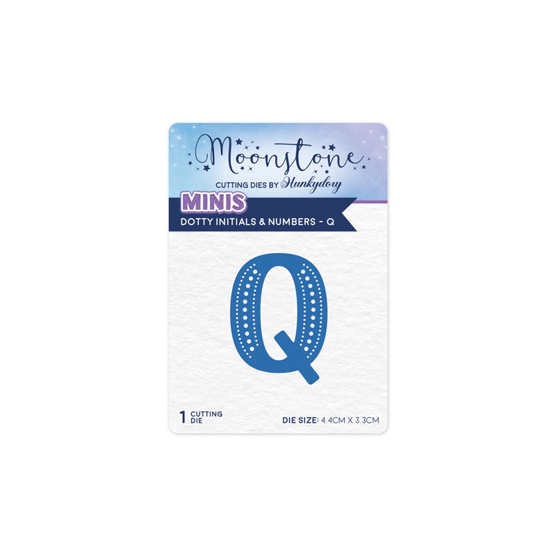 Moonstone Dies - Dotty Initials & Numbers - Q-1