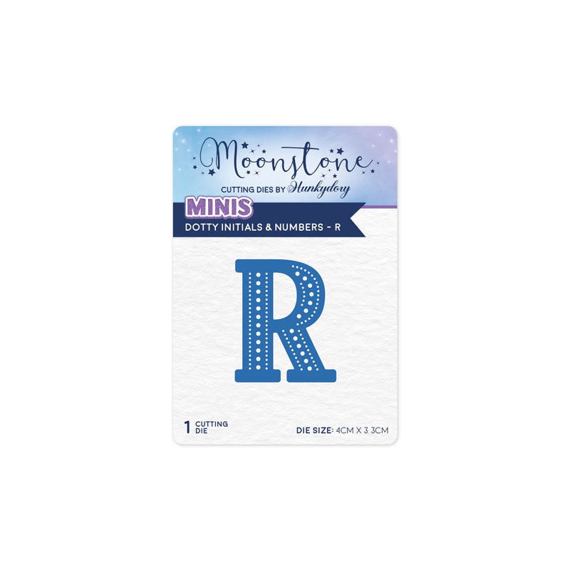 Moonstone Dies - Dotty Initials & Numbers - R-1
