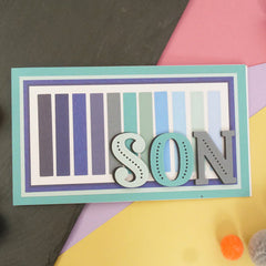 Moonstone Dies - Dotty Initials & Numbers - O-3