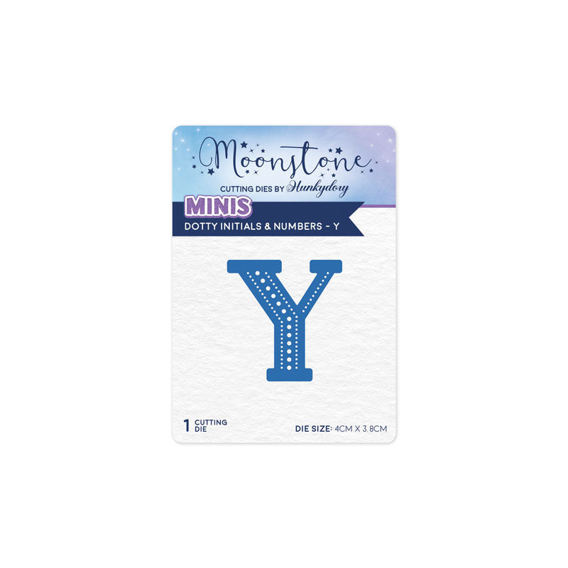 Moonstone Dies - Dotty Initials & Numbers - Y-1