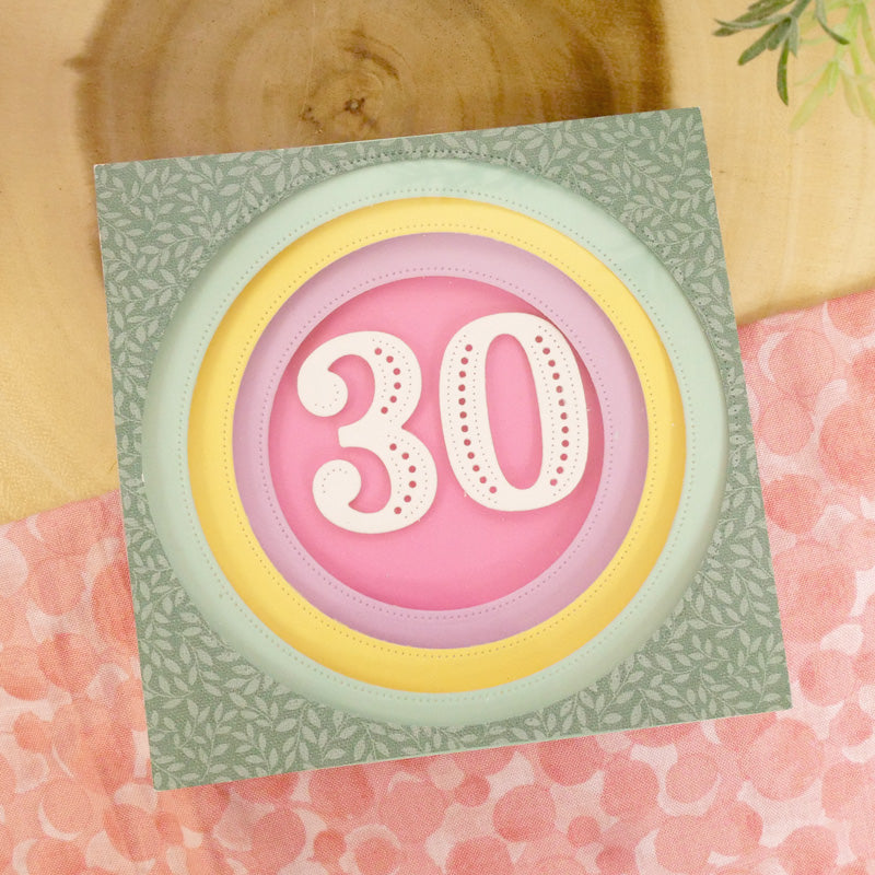 Moonstone Dies - Dotty Initials & Numbers - 0 (zero)-2