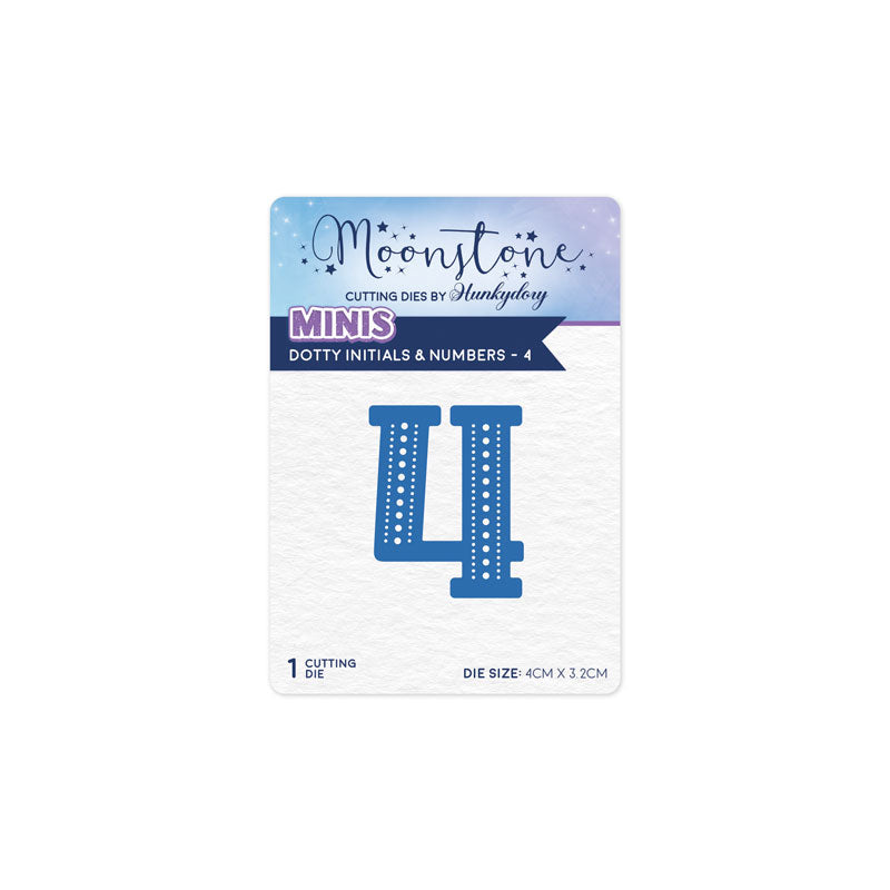 Moonstone Dies - Dotty Initials & Numbers - 4-1