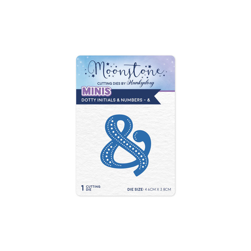 Moonstone Dies - Dotty Initials & Numbers - Ampersand-1