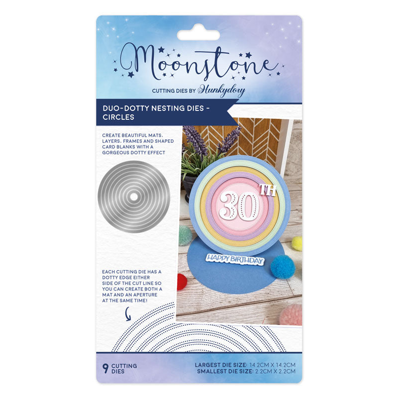 Moonstone Dies - Duo-Dotty Nesting Dies - Circles-1