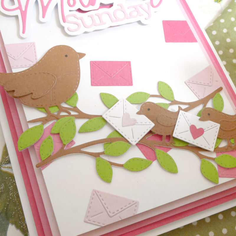 Moonstone Dies - Cute Birds & Branch-11