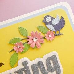 Moonstone Dies - Cute Birds & Branch-15