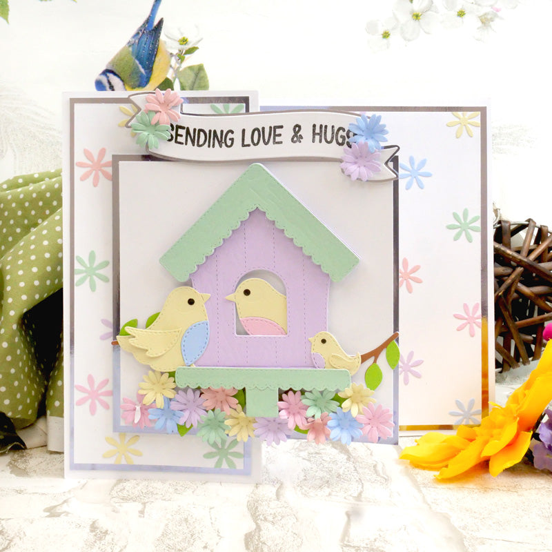 Moonstone Dies - Cute Birds & Branch-5