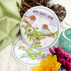 Moonstone Dies - Cute Birds & Branch-6
