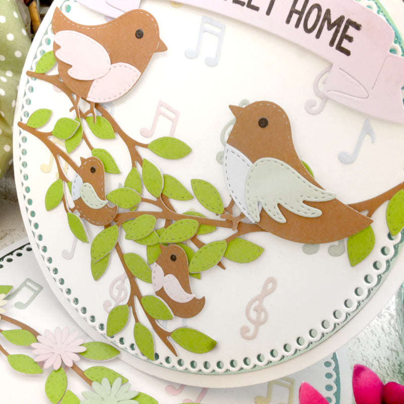 Moonstone Dies - Cute Birds & Branch-7