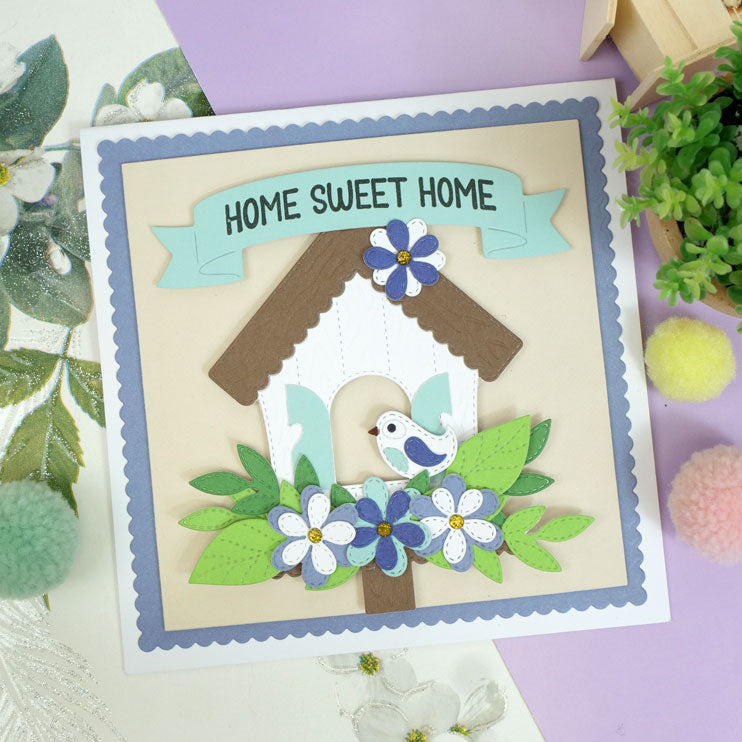 Moonstone Dies - Sweet & Stitched Birdhouse-3