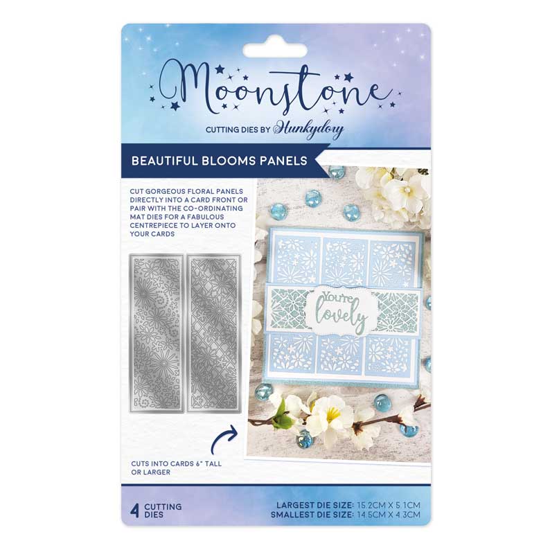 Moonstone Dies - Beautiful Blooms Panels-1