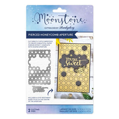 Moonstone Dies - Pierced Honeycomb Aperture-1
