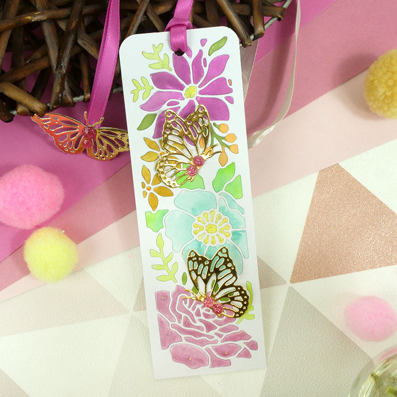 Moonstone Dies - Pretty Posies Cut-in Panels-12