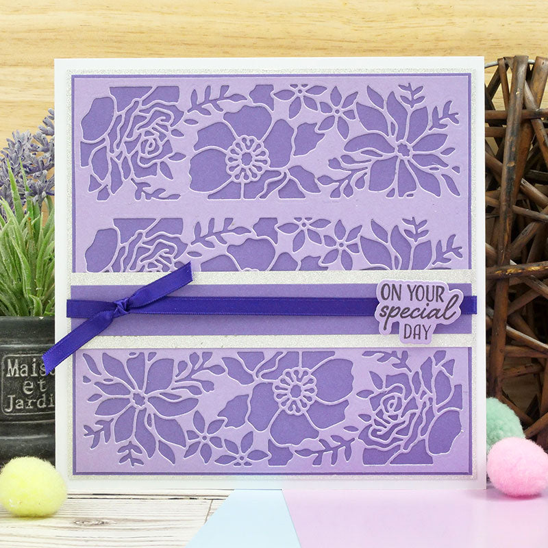 Moonstone Dies - Pretty Posies Cut-in Panels-7
