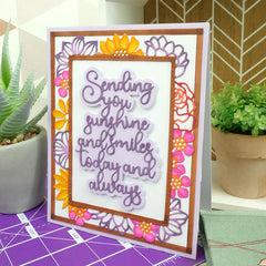 Moonstone Dies - Beautiful Blooms Frame-2