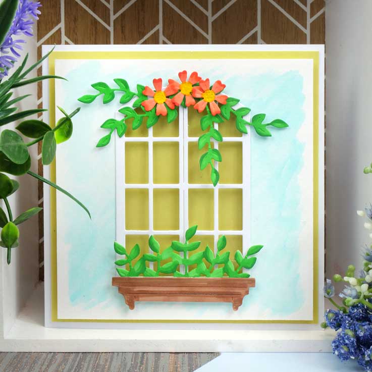 Moonstone Dies - Wonderful Window & Flowers-2