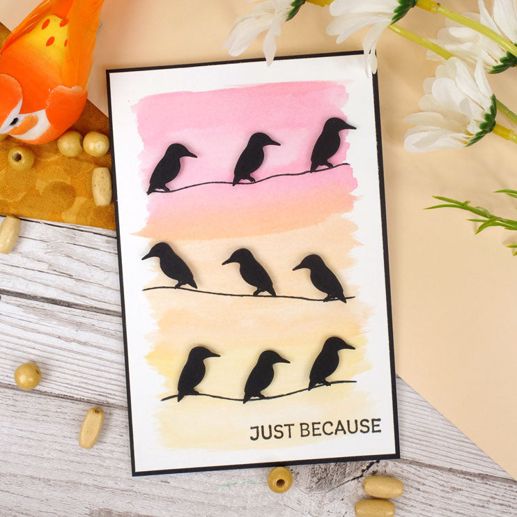 Moonstone Dies - Beautiful Bird Silhouettes-4
