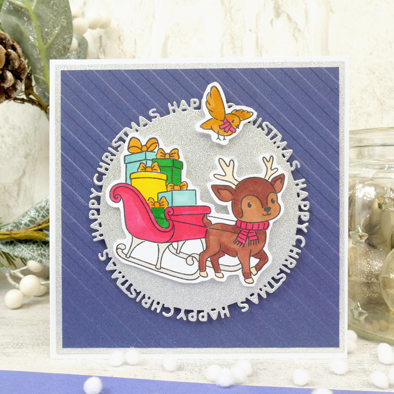 Moonstone Dies - Festive Sentiment Edged Nesting Dies - Circles-3