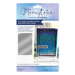 Moonstone Dies - Stylised Stained Glass Background Panel-1