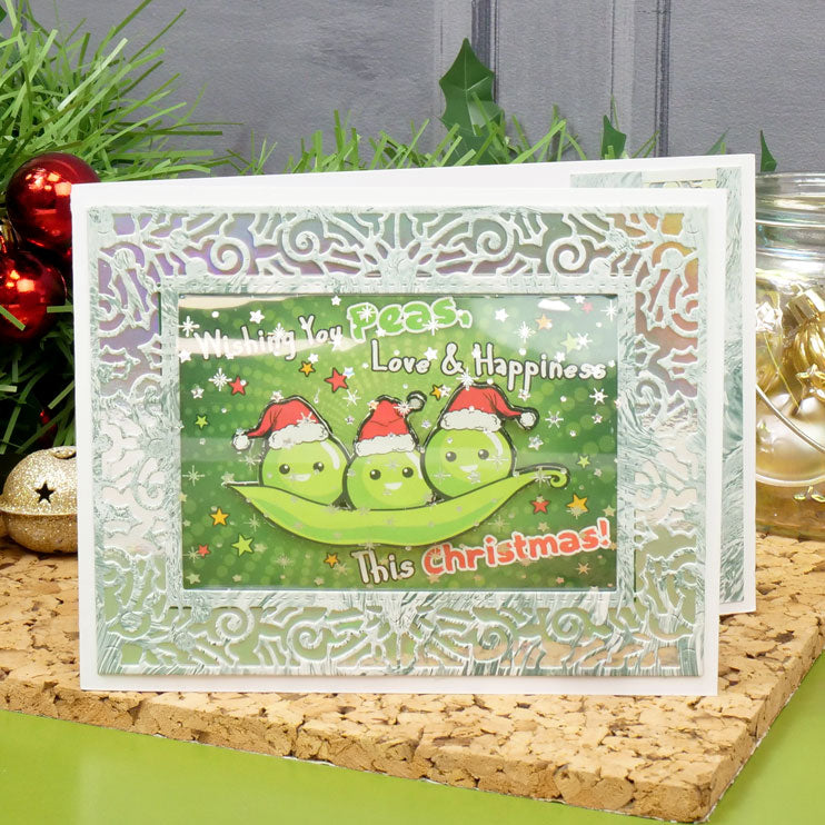 Moonstone Dies - Holly Jolly Christmas Frame-2