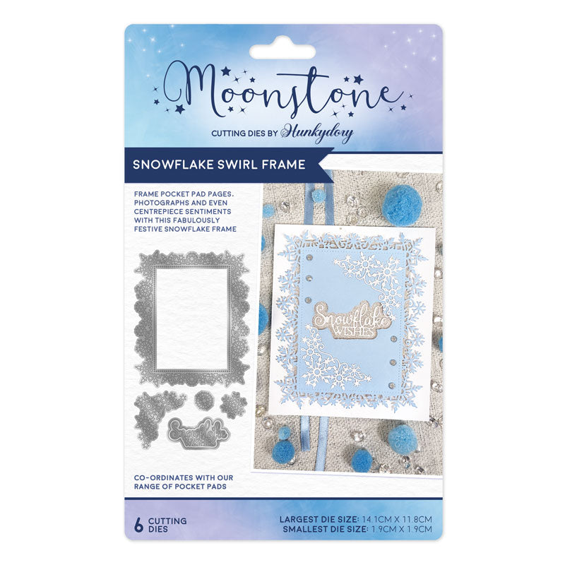 Moonstone Dies - Snowflake Swirl Frame-1