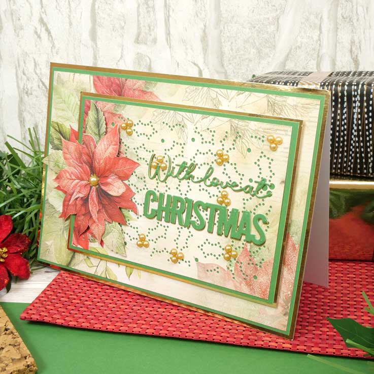 Moonstone Dies - Pierced Holly Background Panel-9