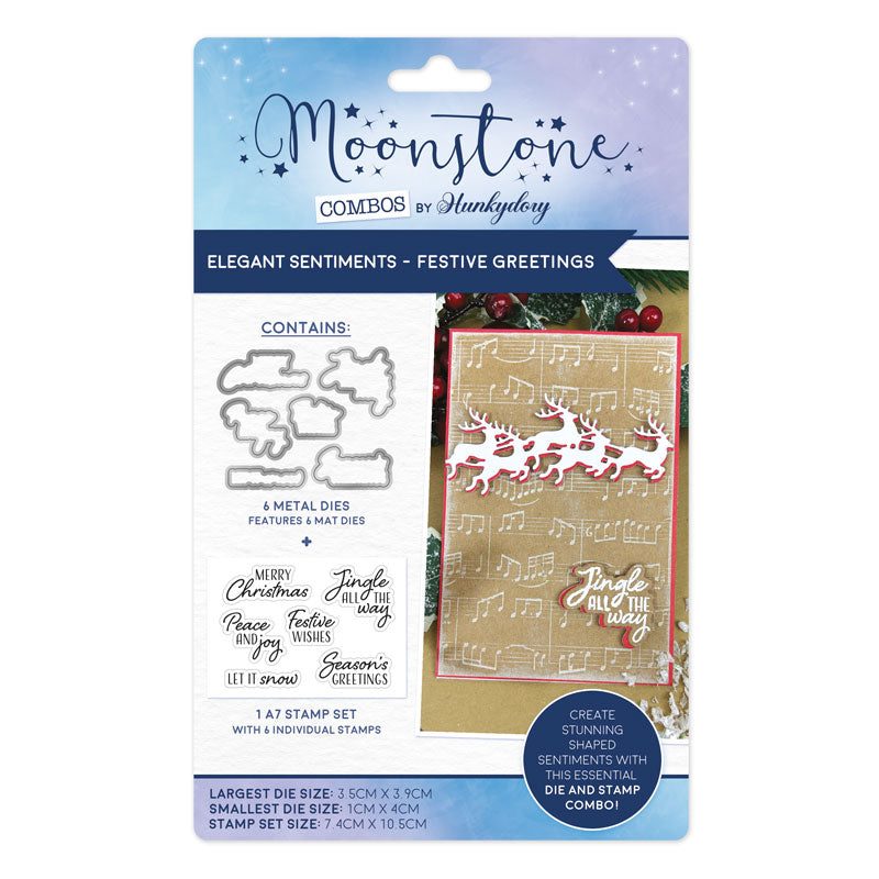 Moonstone Combos - Elegant Sentiments - Festive Greetings-1