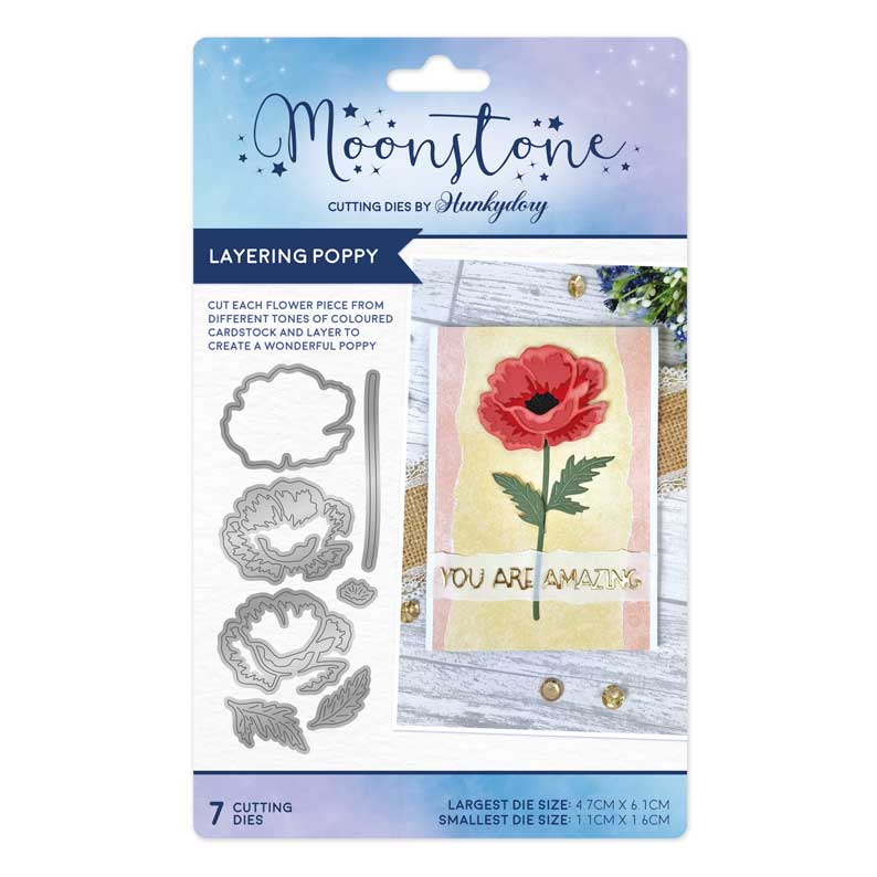 Moonstone Dies - Layering Poppies-1