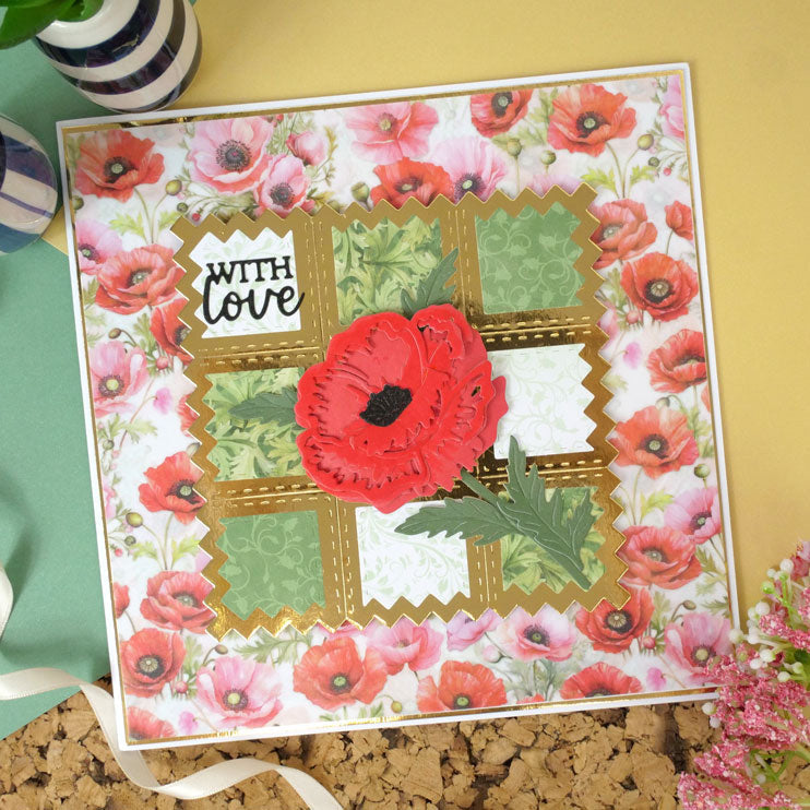 Moonstone Dies - Layering Poppies-3