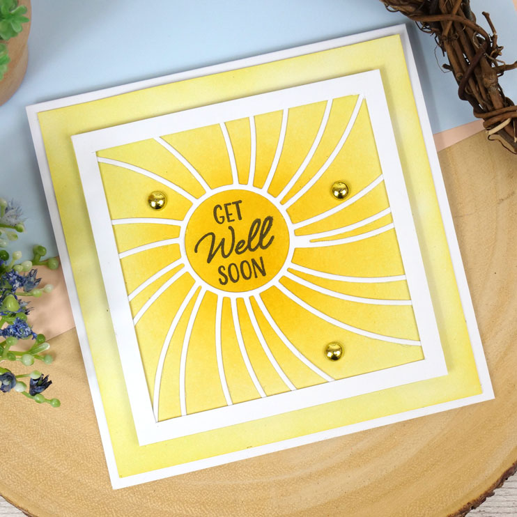 Moonstone Dies - Sunbeams Background Panel-3