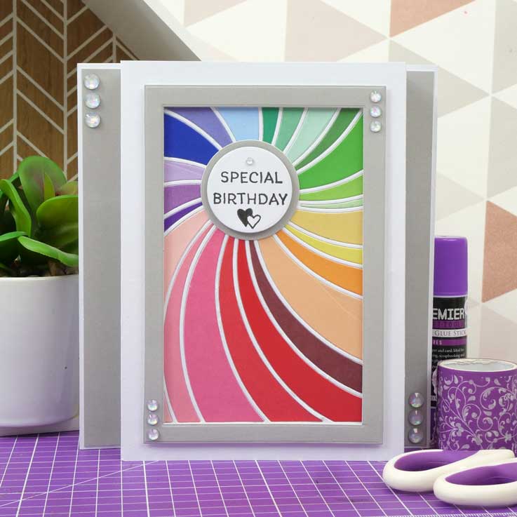 Moonstone Dies - Sunbeams Background Panel-4