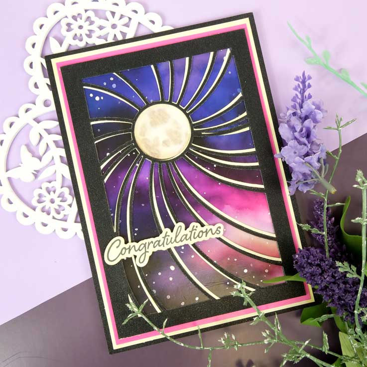 Moonstone Dies - Sunbeams Background Panel-6