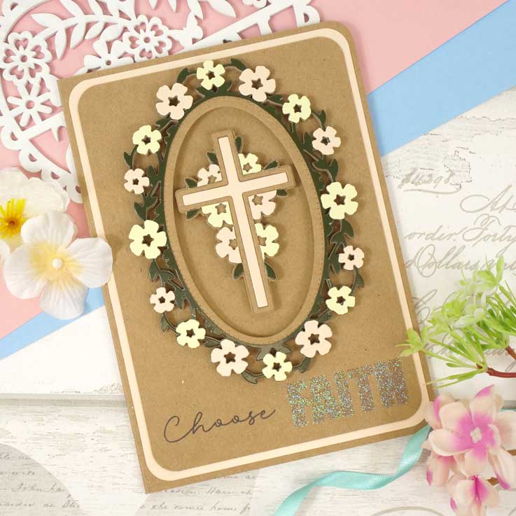 Moonstone Dies - Blossoming Cross-3