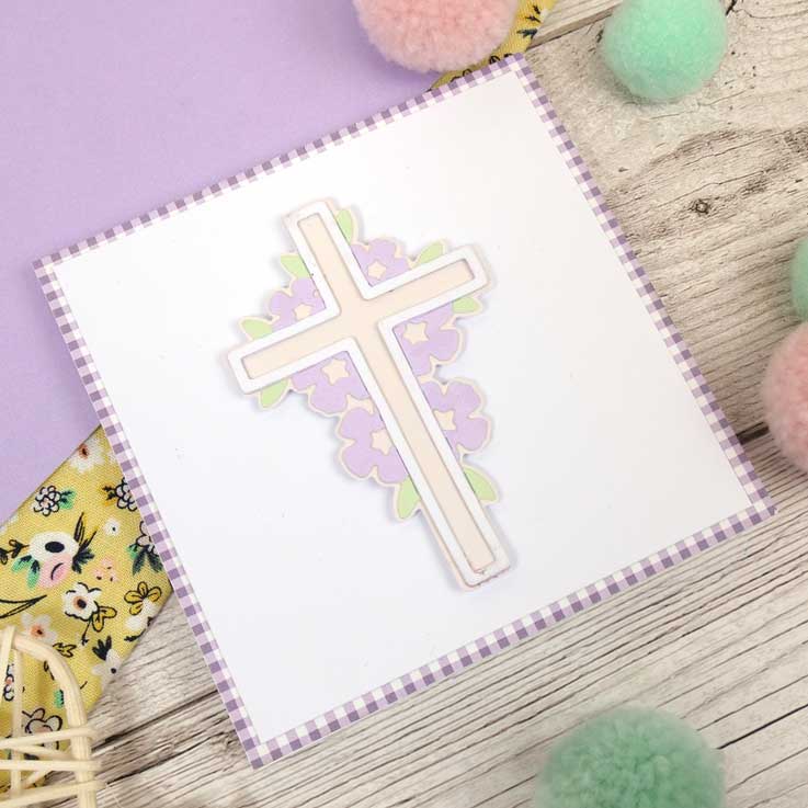 Moonstone Dies - Blossoming Cross-4