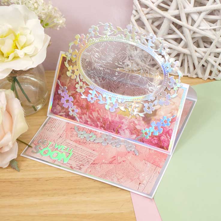 Moonstone Dies - Blossoming Oval Frame & Flourishes-6