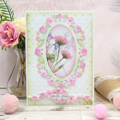 Moonstone Dies - Blossoming Oval Frame & Flourishes-9