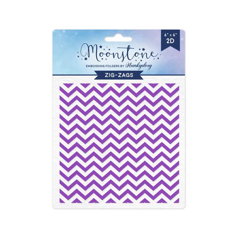Moonstone Embossing Folders - Zig Zags-1