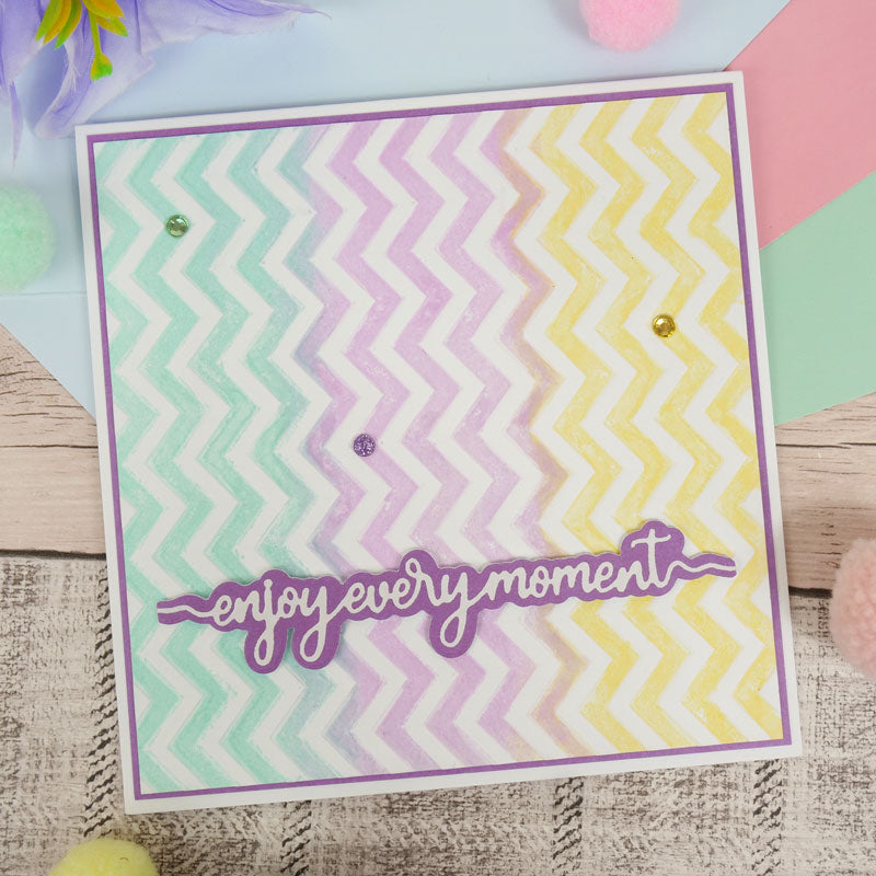 Moonstone Embossing Folders - Zig Zags-6