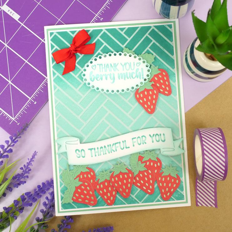 Moonstone Embossing Folders - Herringbone-2