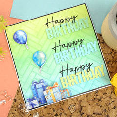 Moonstone Embossing Folders - Herringbone-6