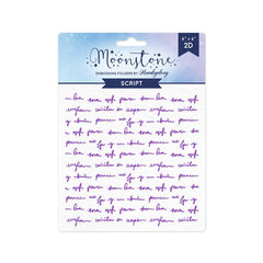 Moonstone Embossing Folders - Script-1