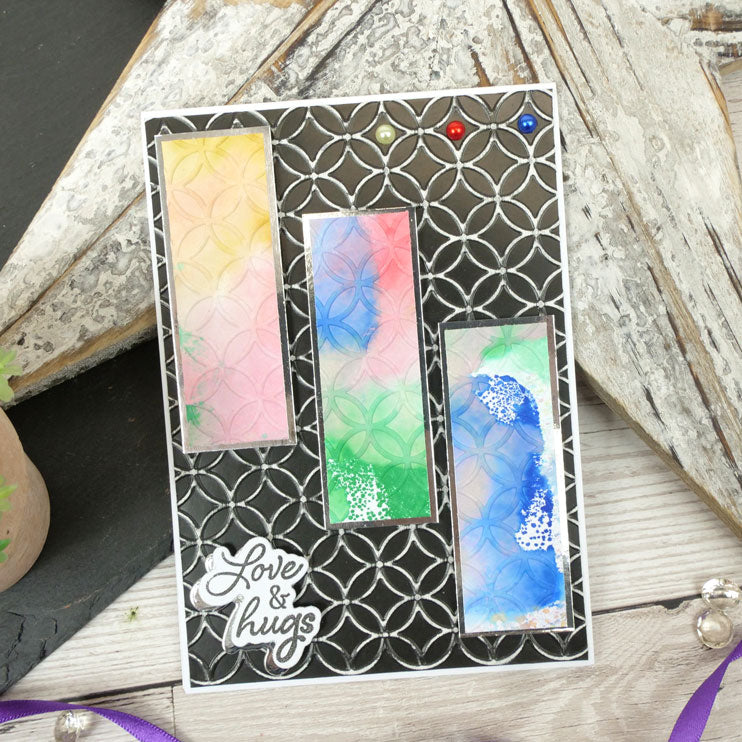 Moonstone Embossing Folders - Trellis-10