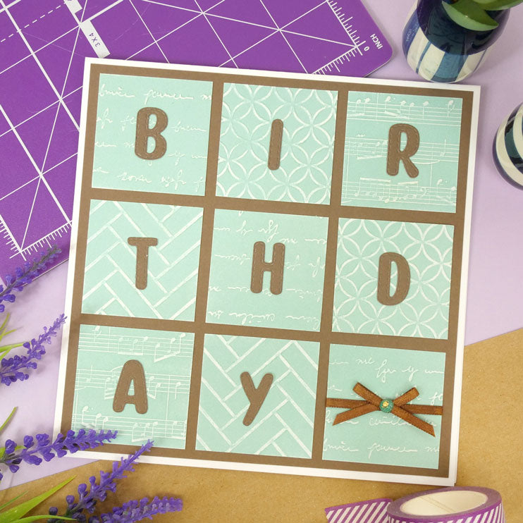 Moonstone Embossing Folders - Trellis-9