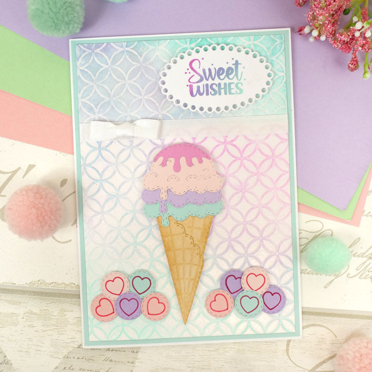Moonstone Embossing Folders - Trellis-2
