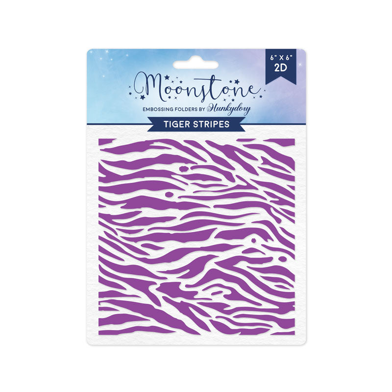 Moonstone Embossing Folders - Tiger Stripes-1